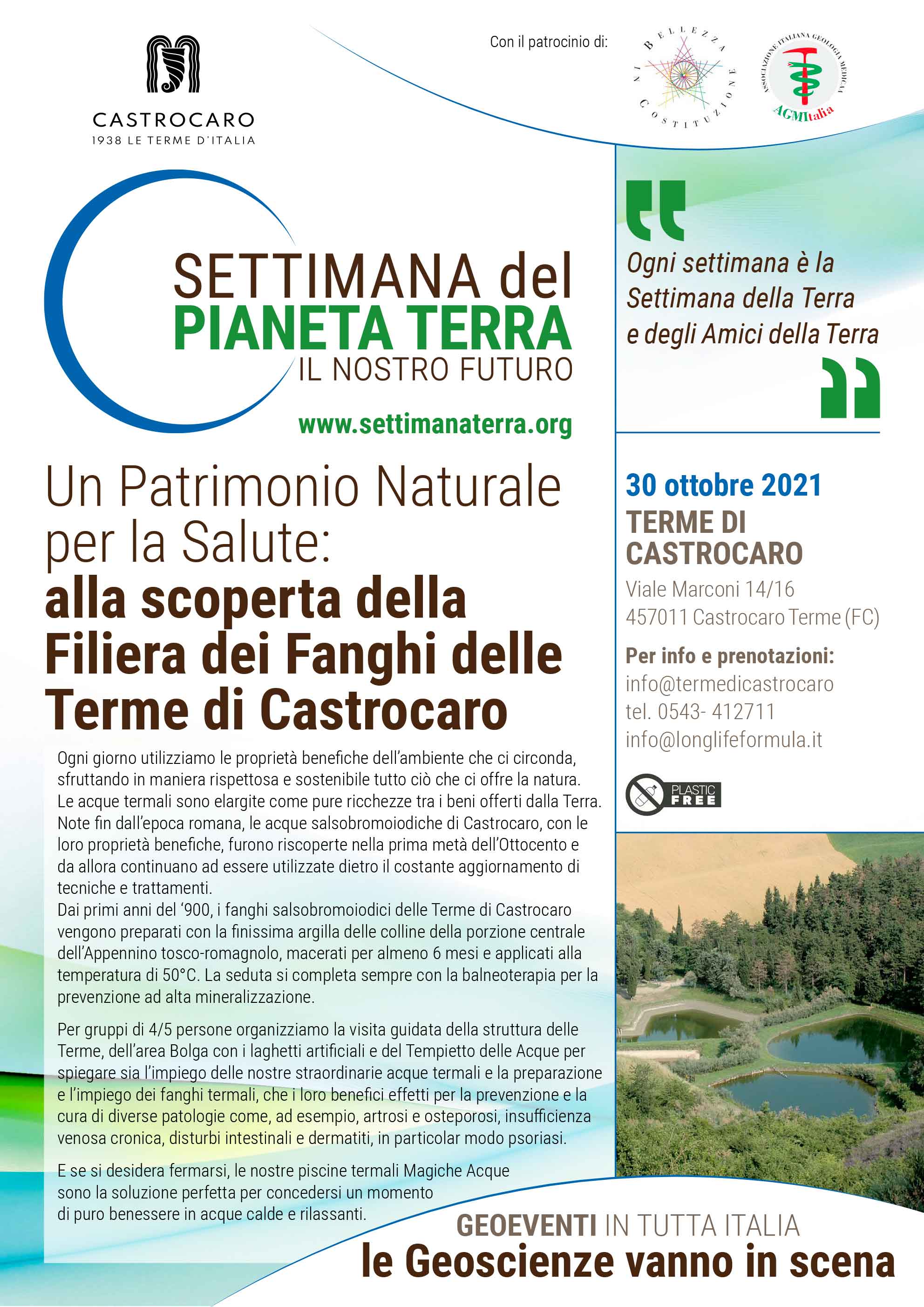 Un Patrimonio Naturale per la Salute: alla scoperta della Filiera dei Fanghi delle Terme di Castrocaro - 30 ottobre 2021