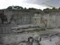 Cava in esercizio nel "Peperino" presso la Via Ortana