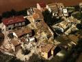 L'abitato di Collecurti, risultato quello maggiormente danneggiato nell'evento sismico del 1997: 