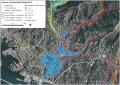 Aree inondate con l'evento alluvionale del 9 ottobre 2014