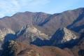 Fianco destro della val di Lima con la formazione della Maiolica immergente verso oriente