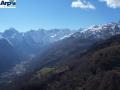 Panorama alta Valle Grande di Lanzo (TO).