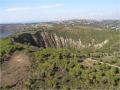 Vista dall'alto dell'interno del cratere di Monte Nuovo