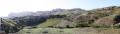  Valle cieca del Biviere. Alla base delle alte scarpate gessose che bordano l’omonima conca si apre l’inghiottitoio.