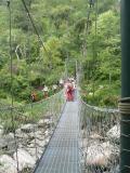 Ponte tibetano moderno sul T. Sessera