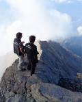 Vista della cresta Sud del Rocciamelone dalla vetta