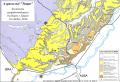 Carta geologica del Roero con identificazione dei siti d'escursione