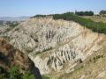 forme calanchive dalla collina di Montalbano Jonico