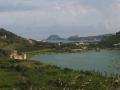 Lago d'Averno con il tempio di Apollo