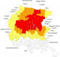 Cartina Friuli Venezia Giulia e località monitorate