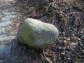 Ciottolo sfaccettato di origine glaciale in prossimità del Colle di Croce Nera