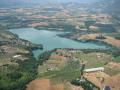 veduta aerea Riserva Lago di Penne