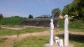 Sculture nel parco del Tevere