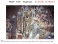 chiesa di San’Agostino. Affresco trecentesco di scuola riminese apparso dietro gli intonaci caduti per il terremoto del 1916